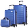 Zoozie Bags Juego de maletas de 3 piezas Azul